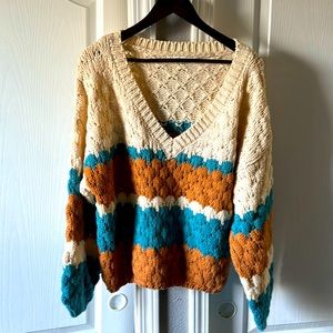 New without tags women’s size large knit sweater